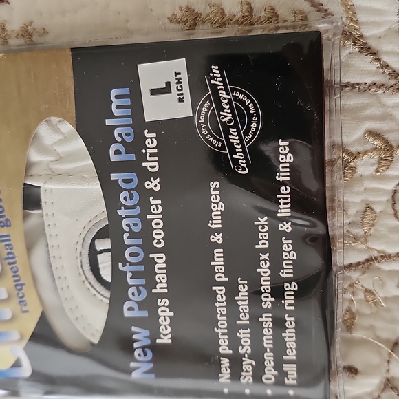 E-FORCE Chill Racquetball Glove Large Right Handed NWT - Picture 3 of 9